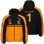 2026 Lando Norris McLaren F1 Teamwear Down & Puffer Jackets BLNR26126A1HCJ - Orange