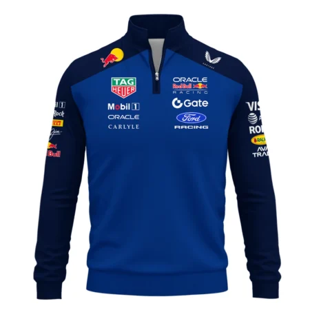 2026 Red Bull Racing F1 Teamwear For Fans Quarter-Zip Sweatshirt BLVARB160125A01QZS