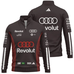 2026 Gabriel Bortoleto Audi F1 Teamwear For Fans Winter Fleece Jacket BLVAAUDI230125A02WFJ
