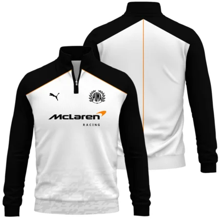 2026 McLaren x Puma F1 Teamwear For Fans Quarter Zip Sweatshirt BLVAMCL230125A02QZS