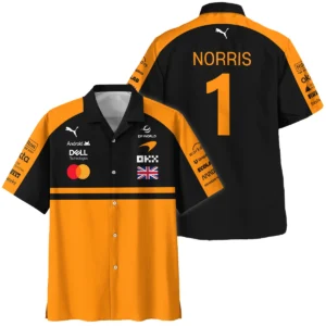 2026 Lando Norris McLaren F1 Teamwear Fleece Jacket BLNR26126A1FJ - Orange