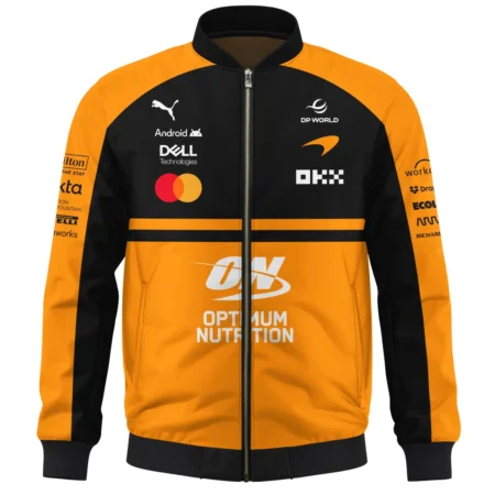 2026 McLaren F1 Teamwear For Fans Bomber BLMCL25126A1BB - Orange