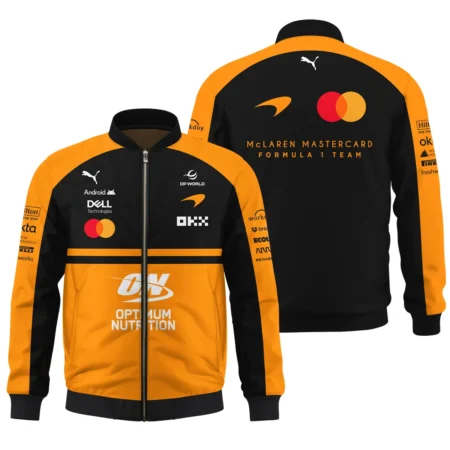 2026 McLaren F1 Teamwear For Fans Bomber BLMCL25126A1BB - Orange