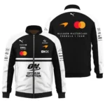 2026 McLaren F1 Teamwear For Fans Bomber BLMCL25126A2BB - White