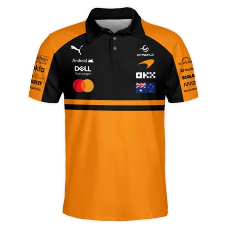 2026 Oscar Piastri McLaren F1 Teamwear Polo Shirt BLOP4226A1PL - Orange