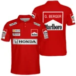 Gerhard Berger McLaren F1 Teamwear Polo Shirt BLGB261025A2PL