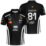2026 Oscar Piastri McLaren F1 Teamwear Polo Shirt BLOP26226A2PL - White