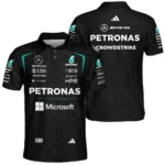 2026 Mercedes F1 Teamwear Polo Shirt BLVAMER1226A3PL