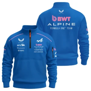 2026 Alpine F1 Teamwear Hoodie Half Zip BLVAALP020226A01HDF