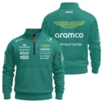 2026 Aston Martin F1 Teamwear Sweatshirt Zipper BLVAAM12226A1SHZ