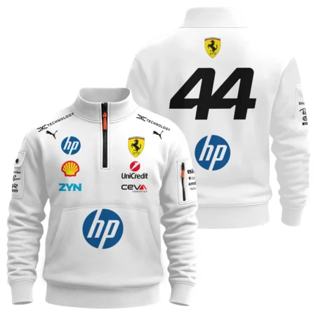 2026 Hamilton 44 Ferrari F1 Teamwear Sweatshirt Zipper BLVAFRR2226A4SHZ