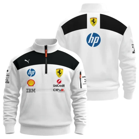 2026 Ferrari F1 Teamwear Sweatshirt Zipper BLVAFRR2226A6SHZ