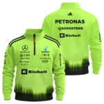 2026 Mercedes F1 Teamwear Sweatshirt Zipper BLVAMER1226A5SHZ - Green