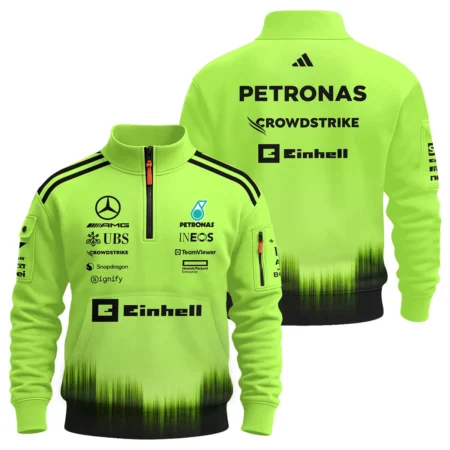 2026 Mercedes F1 Teamwear Sweatshirt Zipper BLVAMER1226A5SHZ - Green