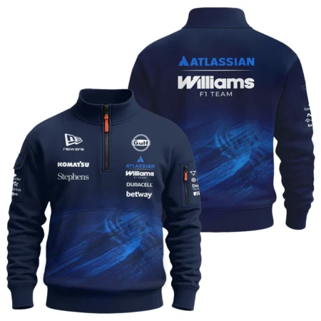 2026 Williams F1 Teamwear Sweatshirt Zipper BLVAWIL1226A1SHZ
