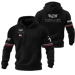 2026 Sergio Perez Cadillac F1 Teamwear Hoodie Quilted Waffle BLVACDL9226A4HQW - Black
