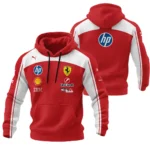 2026 Ferrari F1 Teamwear Hoodie Quilted Waffle BLVAFRR2226A5HQW
