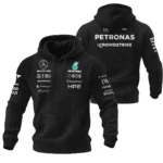 2026 Mercedes F1 Teamwear Hoodie Quilted Waffle BLVAMER1226A1HQW