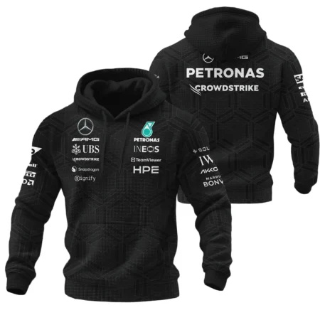 2026 Mercedes F1 Teamwear Hoodie Quilted Waffle BLVAMER1226A1HQW