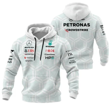 2026 Mercedes F1 Teamwear Hoodie Quilted Waffle BLVAMER1226A2HQW
