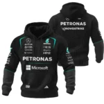 2026 Mercedes F1 Teamwear Hoodie Quilted Waffle BLVAMER1226A3HQW