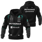 2026 Mercedes F1 Teamwear Hoodie Quilted Waffle BLVAMER1226A4HQW