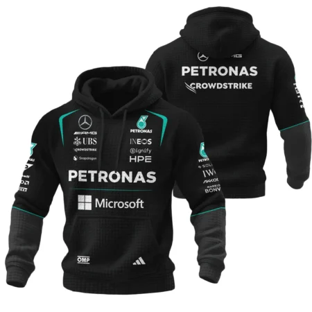 2026 Mercedes F1 Teamwear Hoodie Quilted Waffle BLVAMER1226A4HQW