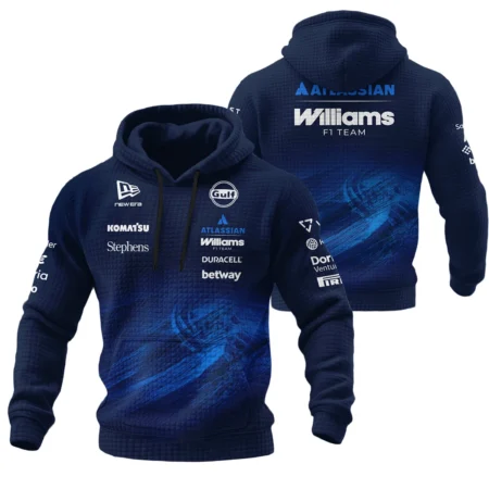 2026 Williams F1 Teamwear Hoodie Quilted Waffle BLVAWIL1226A1HQW