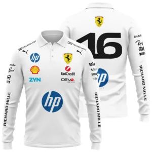 2026 Charles Leclerc Ferrari F1 Teamwear Hoodie Half Zip BLVAFRR2226A1HDF