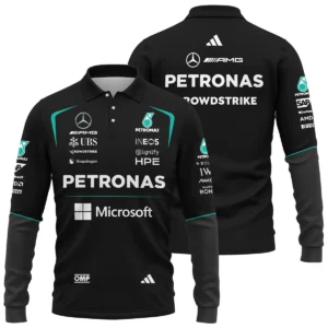 2026 Williams F1 Teamwear Long Polo Shirt BLVAWIL1226A1LPL