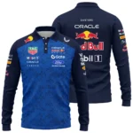2026 Red Bull Racing F1 Teamwear For Fans Long Polo Shirt BLVARB160125A03LPL
