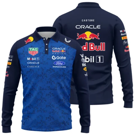 2026 Red Bull Racing F1 Teamwear For Fans Long Polo Shirt BLVARB160125A03LPL