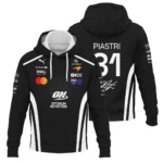 2026 Oscar Piastri McLaren F1 Teamwear Hoodie BLOP26226A2HD - White