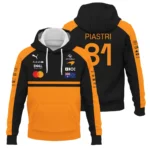 2026 Oscar Piastri McLaren F1 Teamwear Hoodie BLOP4226A1HD - Orange