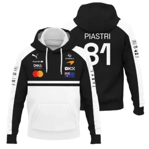 2026 Oscar Piastri McLaren F1 Teamwear Down & Puffer Jackets BLOP4226A2HCJ - White