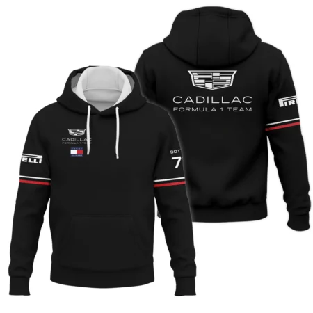 2026 Valtteri Bottas Cadillac F1 Teamwear Hoodie BLVACDL9226A2HD - Black