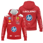 2026 Charles Leclerc Ferrari F1 Teamwear Hoodie BLVAFRR2226A1HD