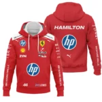 2026 Lewis Hamilton Ferrari F1 Teamwear Hoodie BLVAFRR2226A3HD