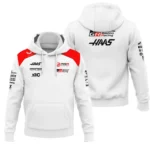 2026 Haas F1 Teamwear Hoodie BLVAHAAS9226A2HD - White