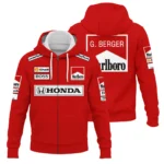 Gerhard Berger McLaren F1 Teamwear Zipper Hoodie BLGB261025A2ZHD
