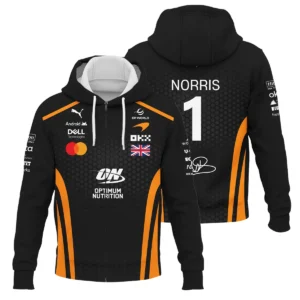 2026 Lando Norris McLaren F1 Teamwear Bomber BLNR26226A1BB - Orange
