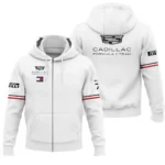 2026 Valtteri Bottas Cadillac F1 Teamwear Zipper Hoodie BLVACDL9226A1ZHD - White