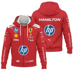 2026 Lewis Hamilton Ferrari F1 Teamwear Bomber BLVAFRR2226A3BB