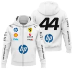 2026 Hamilton 44 Ferrari F1 Teamwear Zipper Hoodie BLVAFRR2226A4ZHD
