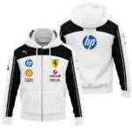 2026 Ferrari F1 Teamwear Zipper Hoodie BLVAFRR2226A6ZHD