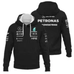 2026 Mercedes F1 Teamwear Zipper Hoodie BLVAMER1226A1ZHD