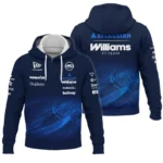 2026 Williams F1 Teamwear Zipper Hoodie BLVAWIL1226A1ZHD