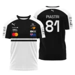 2026 Oscar Piastri McLaren F1 Teamwear T-Shirt BLOP4226A2TS - White