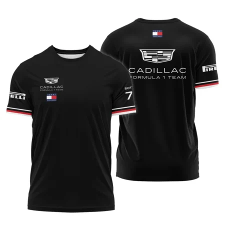 2026 Valtteri Bottas Cadillac F1 Teamwear T-Shirt BLVACDL9226A2TS - Black