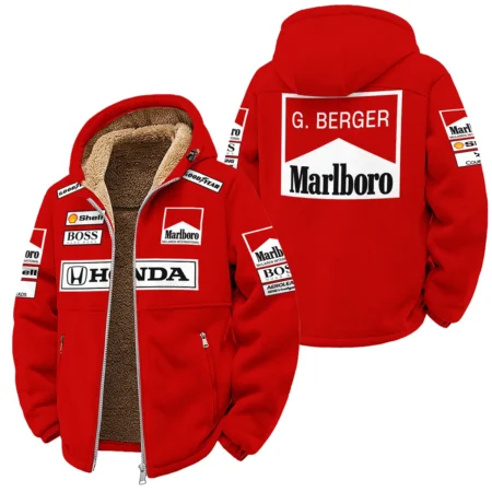 Gerhard Berger McLaren F1 Teamwear Winter Fleece Jacket BLGB261025A2WFJ